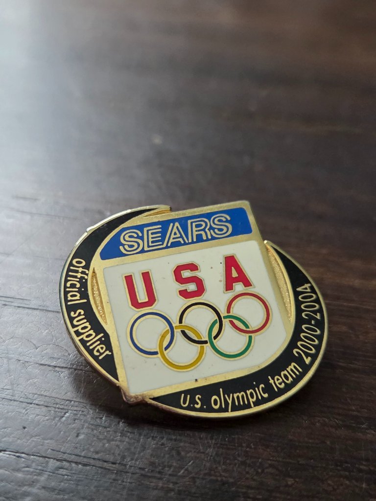Vintage Sears 2000-2004 Olympic Sponsor Pin | Collectible Memorabilia